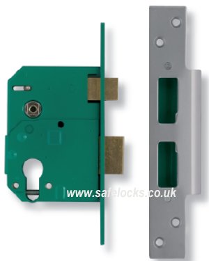 Union L224405 Euro Profile Escape Mortice Lock Outward opening left hand